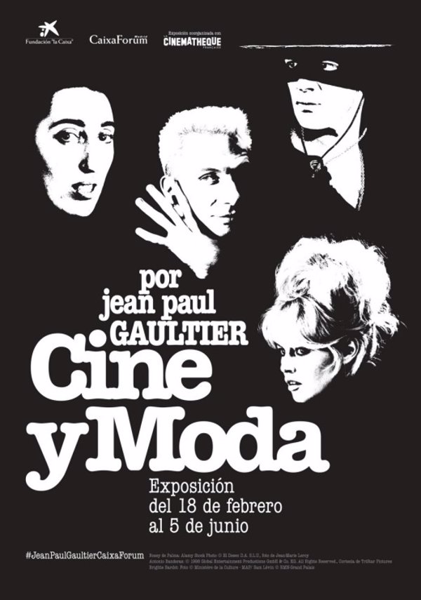 Cine y moda llegan al CaixaForum Madrid de la mano de Jean Paul Gaultier a través de 80 icónicos looks