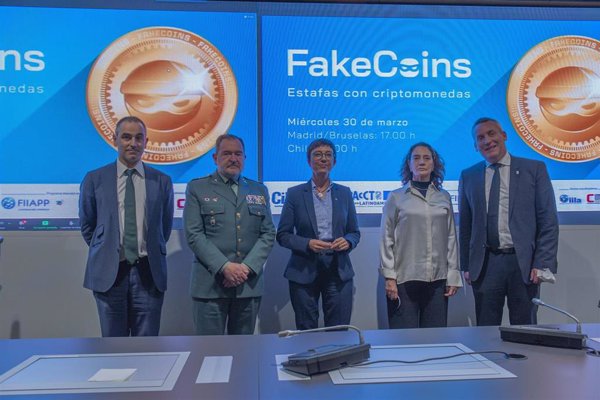 La Guardia Civil impulsa una campaña en 17 países contra estafas con criptomonedas, que ya usan el 9% de los españoles