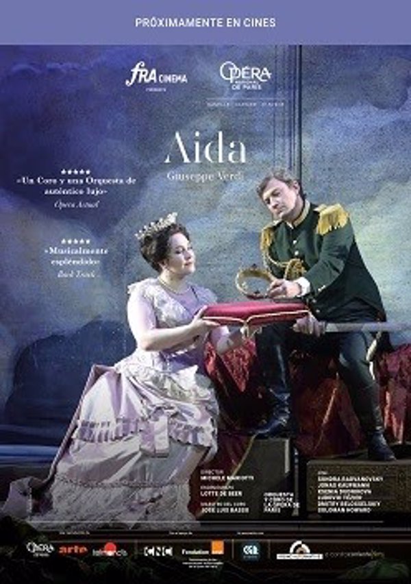 Más de 40 cines de toda España proyectarán 'Aida', de Verdi, representada en la Ópera de París