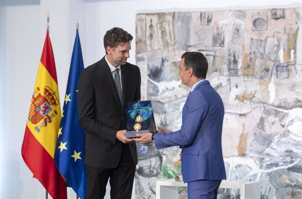 Pau Gasol recibe la Gran Cruz al Mérito Deportivo: