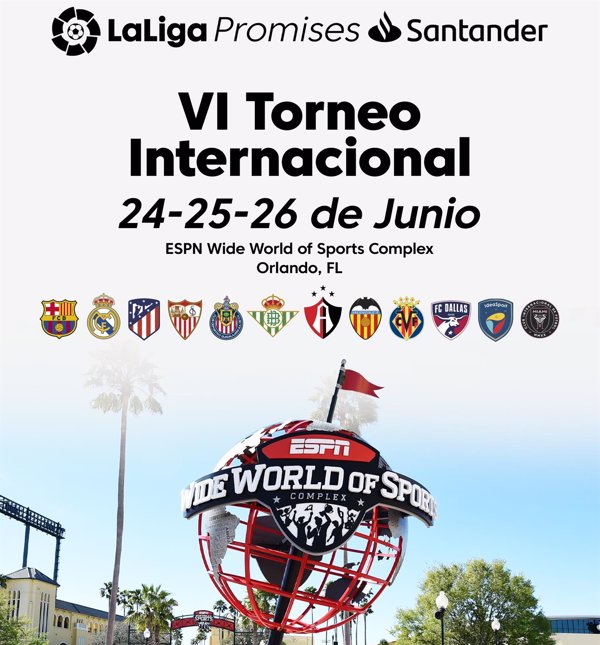 LaLiga Promises Santander se jugará en Walt Disney World Resort del 24 al 26 de junio