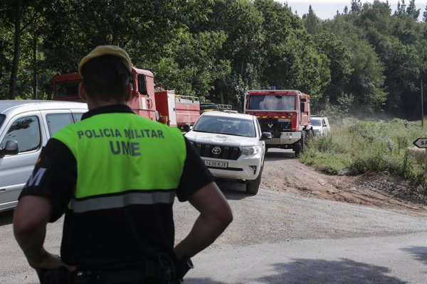 La UME tiene desplegados a más de 370 efectivos en los incendios de toda España