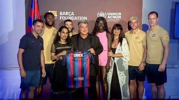 El FC Barcelona y ACNUR presentan en Nueva York su alianza para luchar por los derechos de los refugiados