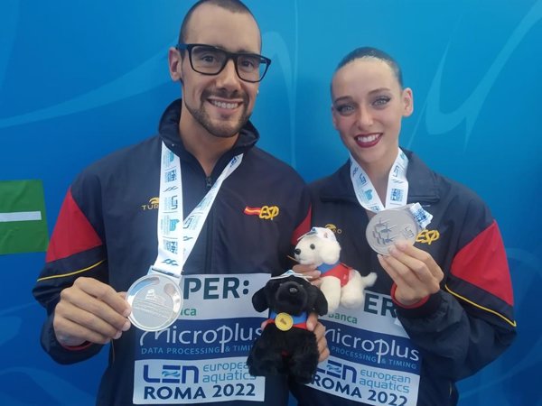 Pau Ribes y Emma García, subcampeones de Europa en dúo mixto técnico