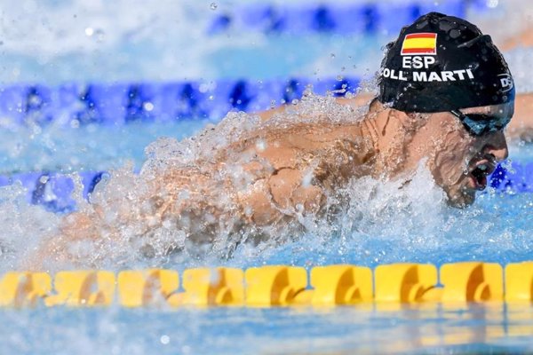 Carles Coll, séptimo en 200 estilos en la última jornada de natación del Europeo en Roma