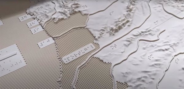 La ONCE lanza mapas políticos y físicos accesibles para personas con discapacidad visual