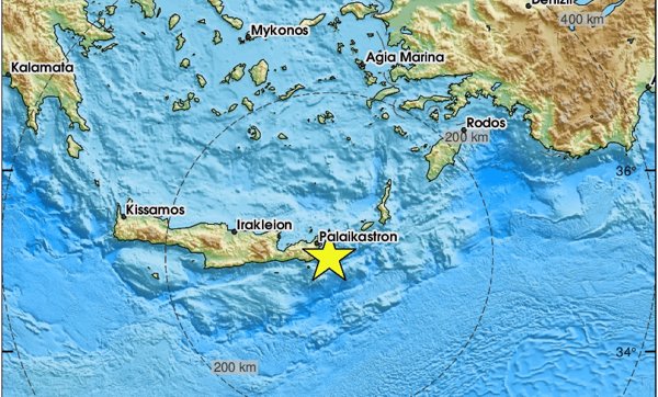Registrado un terremoto de 5,1 en la isla griega de Creta