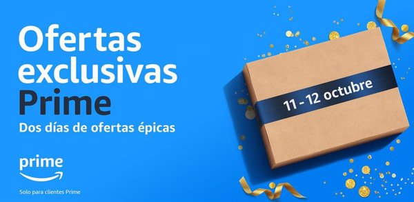 Amazon presenta el evento 'Ofertas exclusivas Prime' que tendrá lugar el 11 y 12 de octubre en España y 14 países más