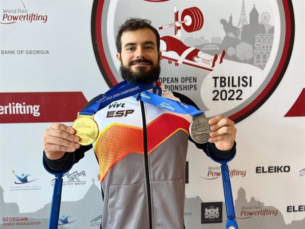 David Gómez Moreno conquista el oro en el total paralímpico del Europeo de halterofilia