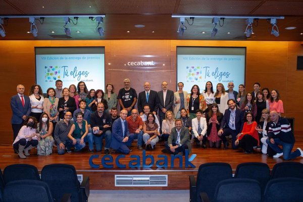 Cecabank dona 100.000 euros a 15 proyectos de acción social elegidos por sus empleados