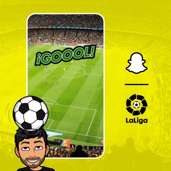 LaLiga llevará contenido futbolístico a Snapchat