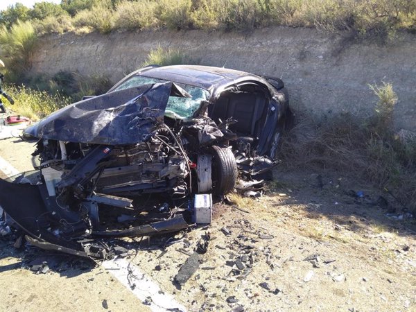 Una colisión en la A-124, en Zuera (Zaragoza), deja una persona fallecida y tres heridas