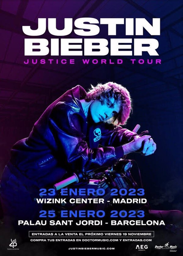 Justin Bieber aplaza su gira mundial, incluidos los conciertos en Barcelona y Madrid