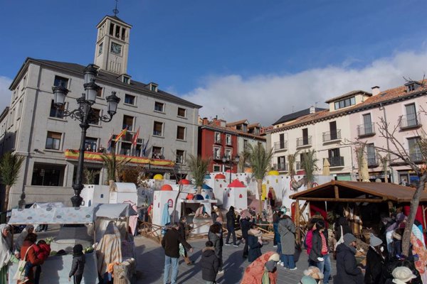 Declarado BIC el Belén monumental de San Lorenzo de El Escorial que ocupa 6.000 metros cuadrados en el casco histórico