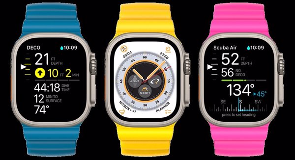 Oceanic+ ya está disponible para Apple Watch Ultra convirtiéndolo en un ordenador de buceo con opción a suscripción