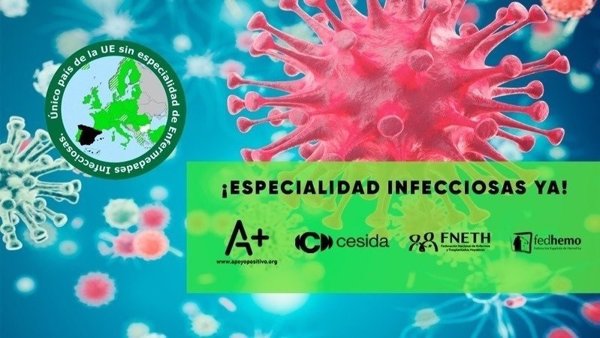Organizaciones y colectivos de pacientes piden en 'Change.org' una especialidad de enfermedades infecciosas en España