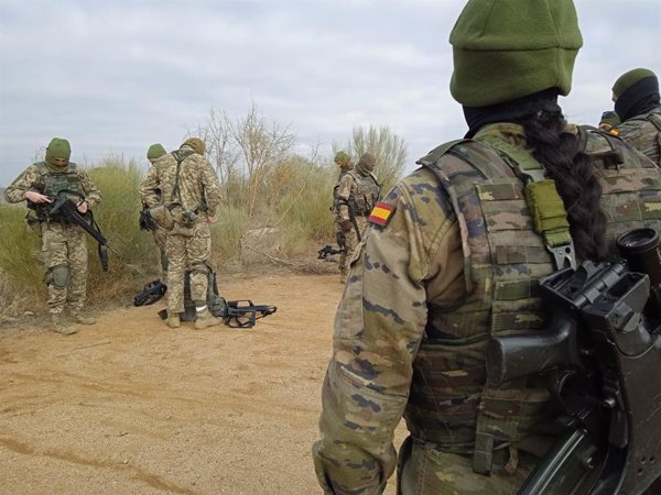 La formación de los 64 militares ucranianos en Toledo llega a su ecuador: 