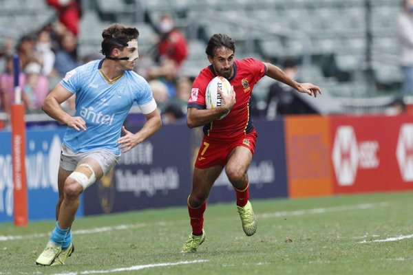 Los Leones se quedan fuera de los cuartos de final del World Rugby 7s Series de Dubai por 4 puntos