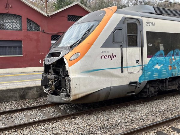 Dan de alta a los heridos en el accidente de tren en Montcada (Barcelona)