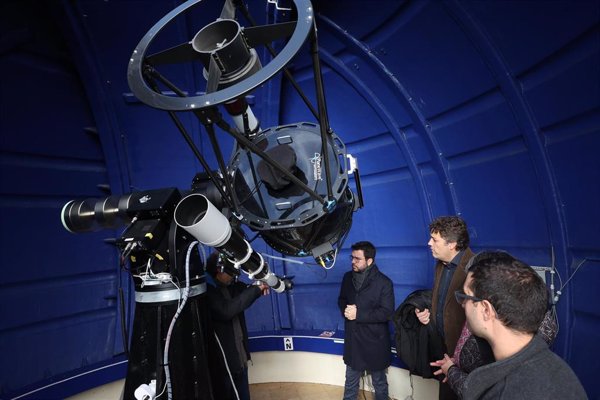 Aragonès cree que el nuevo telescopio de Pujalt (Barcelona) despertará 