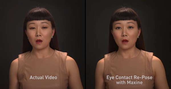 Nvidia crea una IA que ajusta la mirada del interlocutor en dirección a la cámara y traduce voz en tiempo real