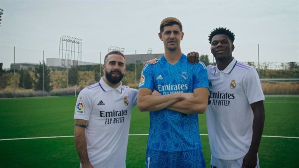 Courtois, Carvajal y Misa, protagonistas de la campaña 'Train Your Skin' de Cantabria Labs y Real Madrid