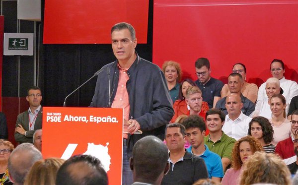 Sánchez visita este viernes la base del PMA en Las Palmas de Gran Canaria y participa en un acto del PSOE