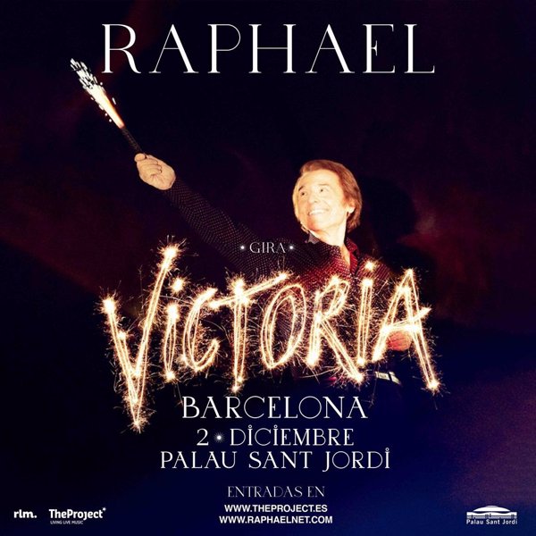 Raphael actuará en el Palau Sant Jordi de Barcelona el 2 de diciembre