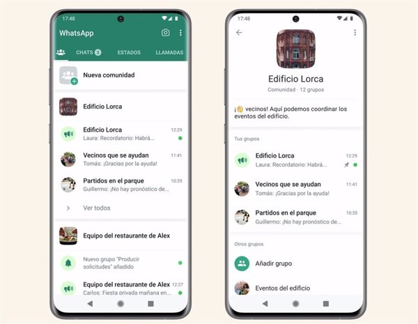 WhatsApp permitirá reaccionar en los grupos de anuncios de las Comunidades en iOS