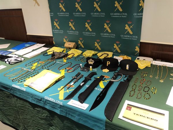 La Guardia Civil da por descabezada la facción más violenta de Latin Kings en España, que buscaba expandirse