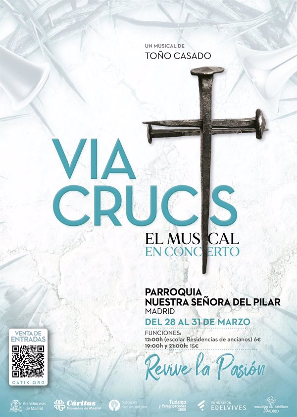 'Via crucis. El musical', del sacerdote y compositor Toño Casado, vuelve a Madrid del 28 al 31 de marzo