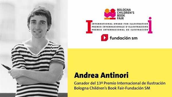 Andrea Antinori, ganador del 13º Premio Internacional de Ilustración Bologna Children's Book Fair-Fundación SM