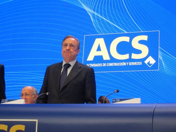 Florentino Pérez percibió 6,6 millones como presidente de ACS en 2022 y Santamaría 3,84 millones como CEO