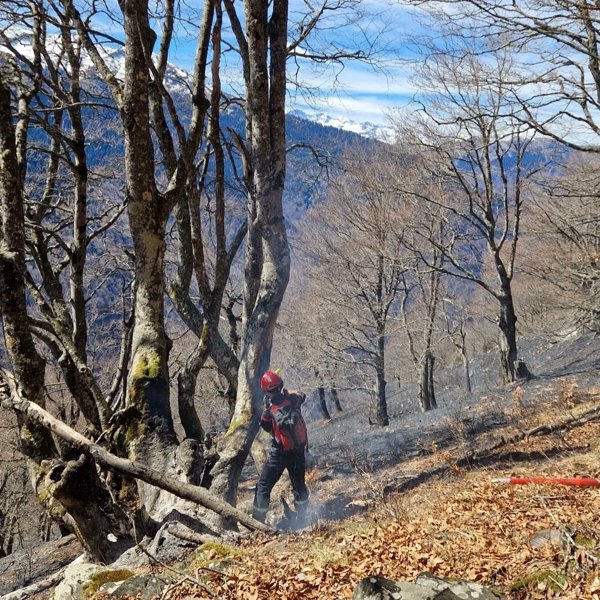 Estabilizado el incendio forestal en Canejan (Lérida) que ha afectado 335 hectáreas