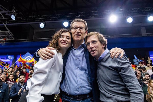 Ayuso y Feijóo se unen para atraer el voto hispano en Madrid ante el 28M con un acto conjunto del PP este sábado