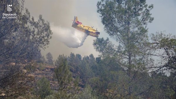 La Guardia Civil toma declaración a cuatro personas por el incendio de Villanueva de Viver (Castellón)