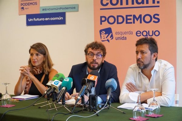 El candidato de Unidas Podemos en A Coruña traslada su 