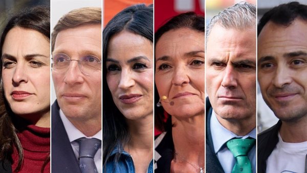 Telemadrid emite este lunes el único debate con los seis candidatos a la Alcaldía de Madrid