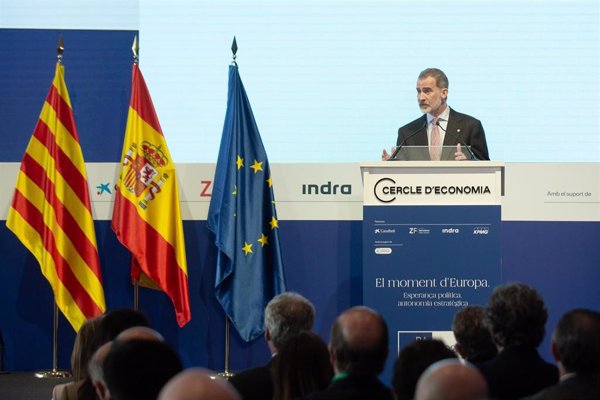 Felipe VI, Sánchez, Feijóo y Aragonés acudirán a la Reunión del Círculo de Economía aunque no coincidirán