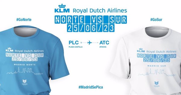 El Norte lucirá de azul celeste y el Sur irá de blanco en la carrera KLM del 25 de junio