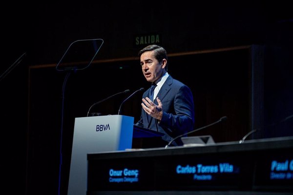BBVA amortiza 64,6 millones de acciones propias del programa de recompra que finalizó en abril
