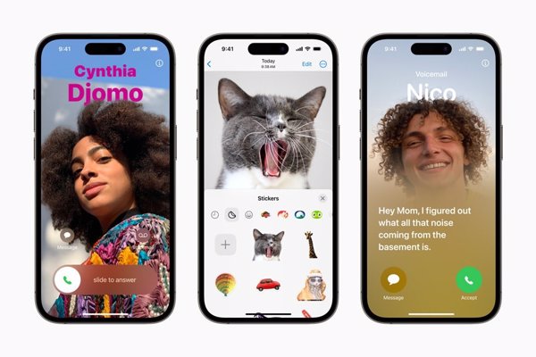 iOS 17 amplía las opciones de personalización e incluye la transcripción de mensajes en tiempo real con Live Voicemail