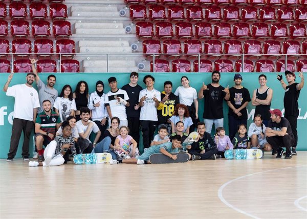 El Madrid Urban Sports lleva los deportes urbanos a los niños del Centro Fundación Rafa Nadal de Madrid