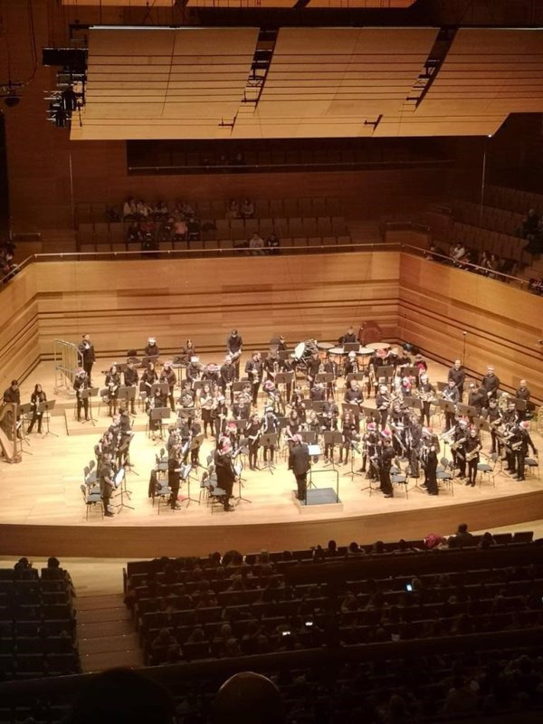Las bandas del Conservatorio de Música de Valladolid son las más numerosas en el desfile de Disneyland París este jueves