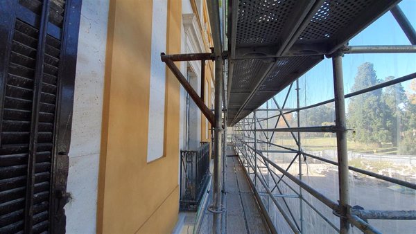 La Casa del Labrador de Aranjuez encara la recta final de la recuperación de su fachada original