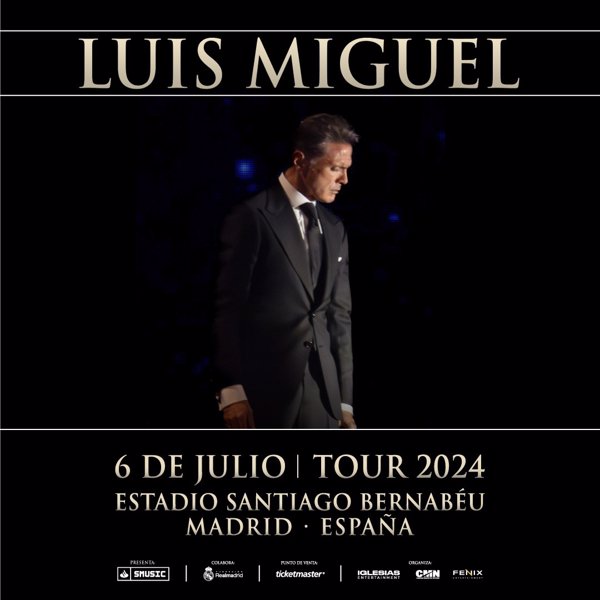Luis Miguel anuncia 'sold out' en el Santiago Bernabéu y nuevas fechas de gira por España