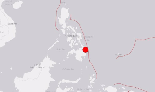 Declarada la alerta regional por tsunami tras un seísmo de magnitud 7,6 en Filipinas