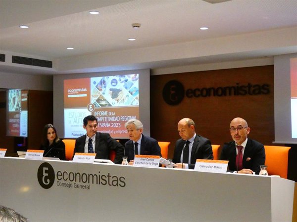 Madrid se mantiene como la CCAA más competitiva económicamente, seguida de Euskadi, Navarra y Cataluña, según un informe