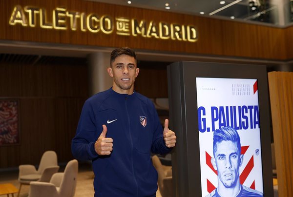 Gabriel Paulista entra directo en la convocatoria del Atlético para recibir al Rayo Vallecano