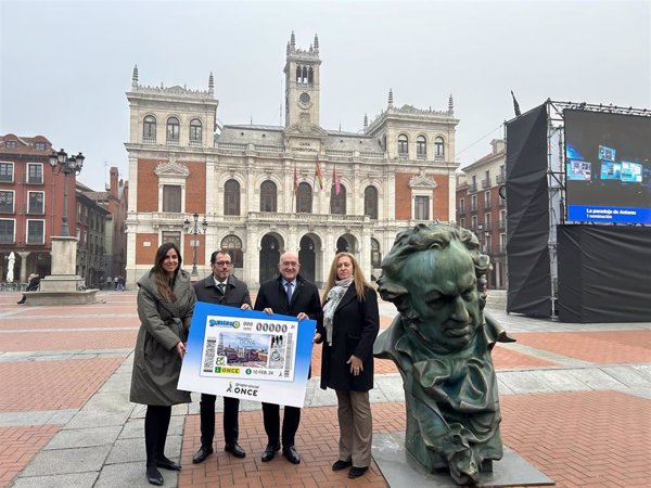 La ONCE dedica un cupón a la gala de los premios Goya en Valladolid para el sorteo del día 10 de febrero